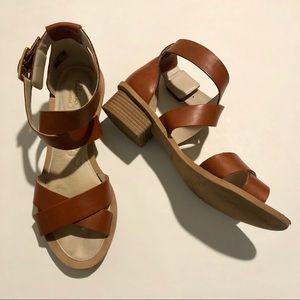 Clark’s Brown Leather Sandals